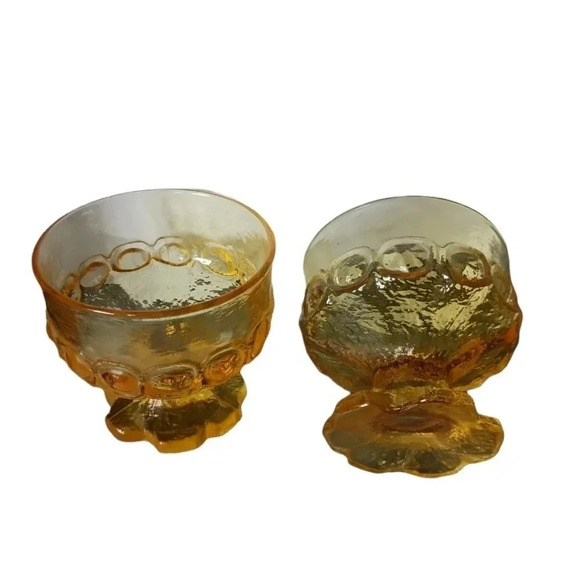 -Tiffin Franciscan set of 2 glass desert bowl - Picture 2 of 6